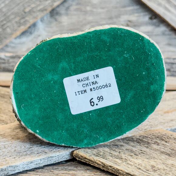 Vintage Hillbilly Gnome Gone Fishing, Resin Candlestick Holder, 4.5”H x 4.25”W - Picture 6 of 9